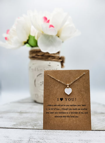 I LOVE YOU - Inspirational and Meaningful Pendant Necklace